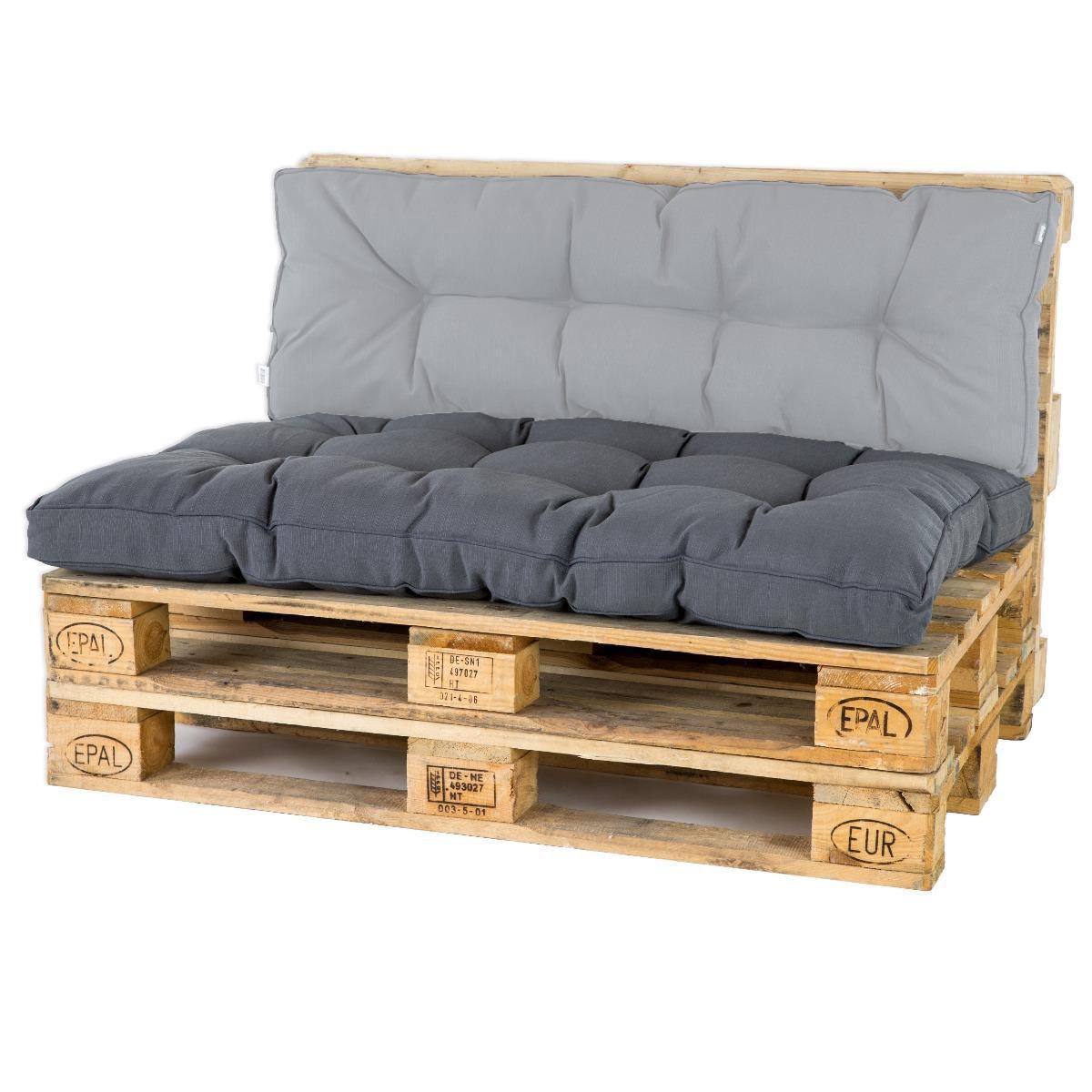 Hartman Coussin palette Casual Sealgrey - 120 x 80cm