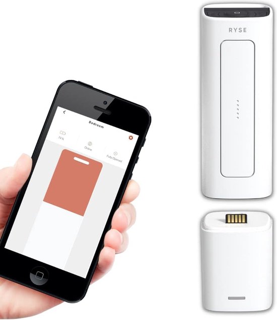 RYSE SmartShade + BatteryPack - Rolgordijn automatisering - HomeKit ...
