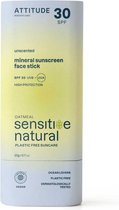 Attitude - Sensitive Face Stick Mineral Sunscreen SPF30 Oat Geurloos - 20gr.