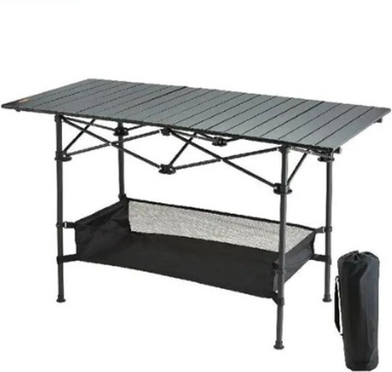 Opvouwbare Campingtafel - Bruin Houten Look