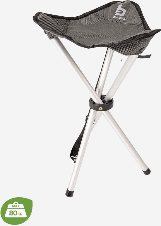Bo-Camp - 3-Poots krukje - Antraciet - 50 cm van Bo-Camp — afbeelding 3