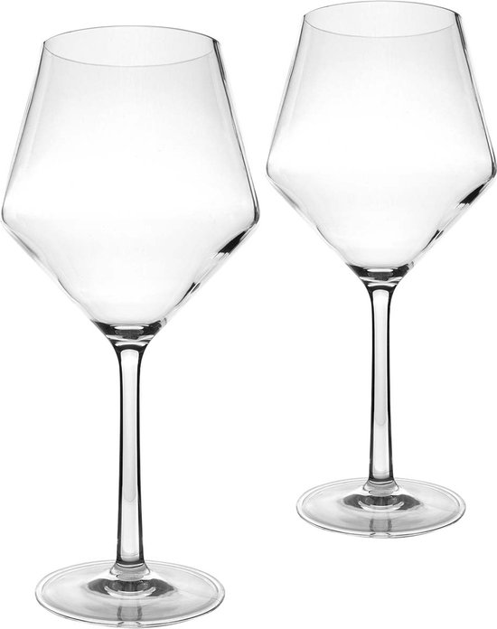 Bo-Camp - Rode wijnglas - 600 ml - 2 Stuks van Bo-Camp — afbeelding 2