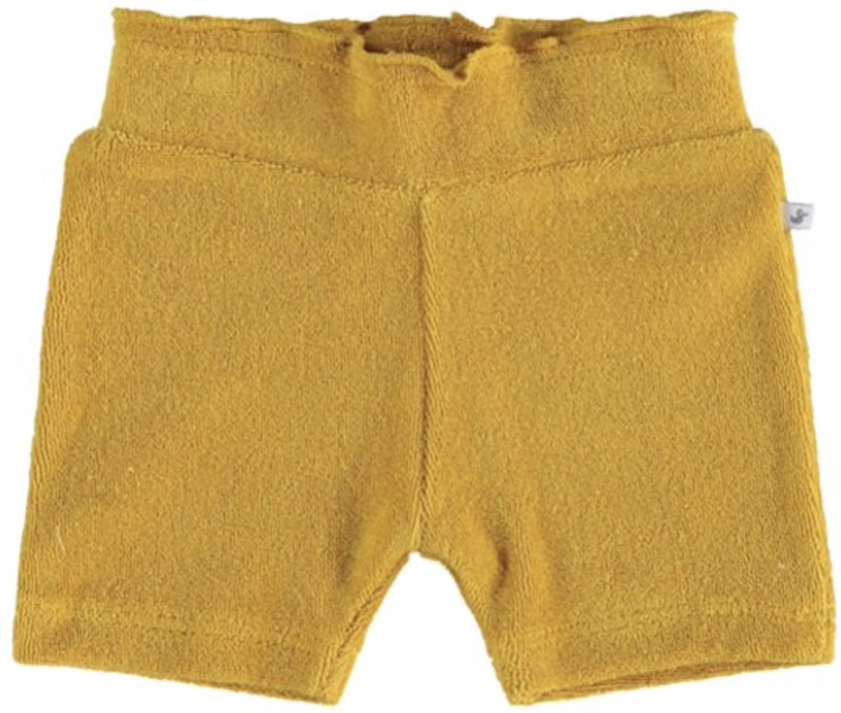 Ducky Beau kort badstof broekje maat 80 mineral yellow