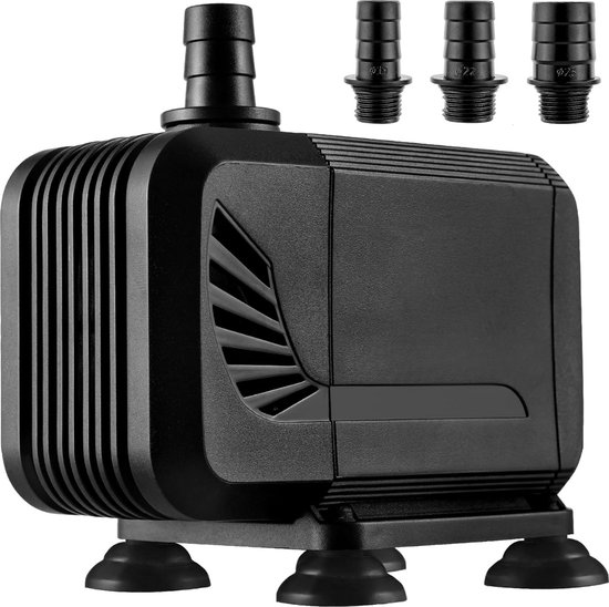 GUTEC Vijverpomp met Filter - Dompelpomp voor vijver - 2500L/u - 10m kabel