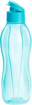 Tupperware Ecofles Plus 750ML - Drinkwaterfles - Outdoor - Fitness fles - Blauw kleur - Duurzaam en milieuvriendelijk.