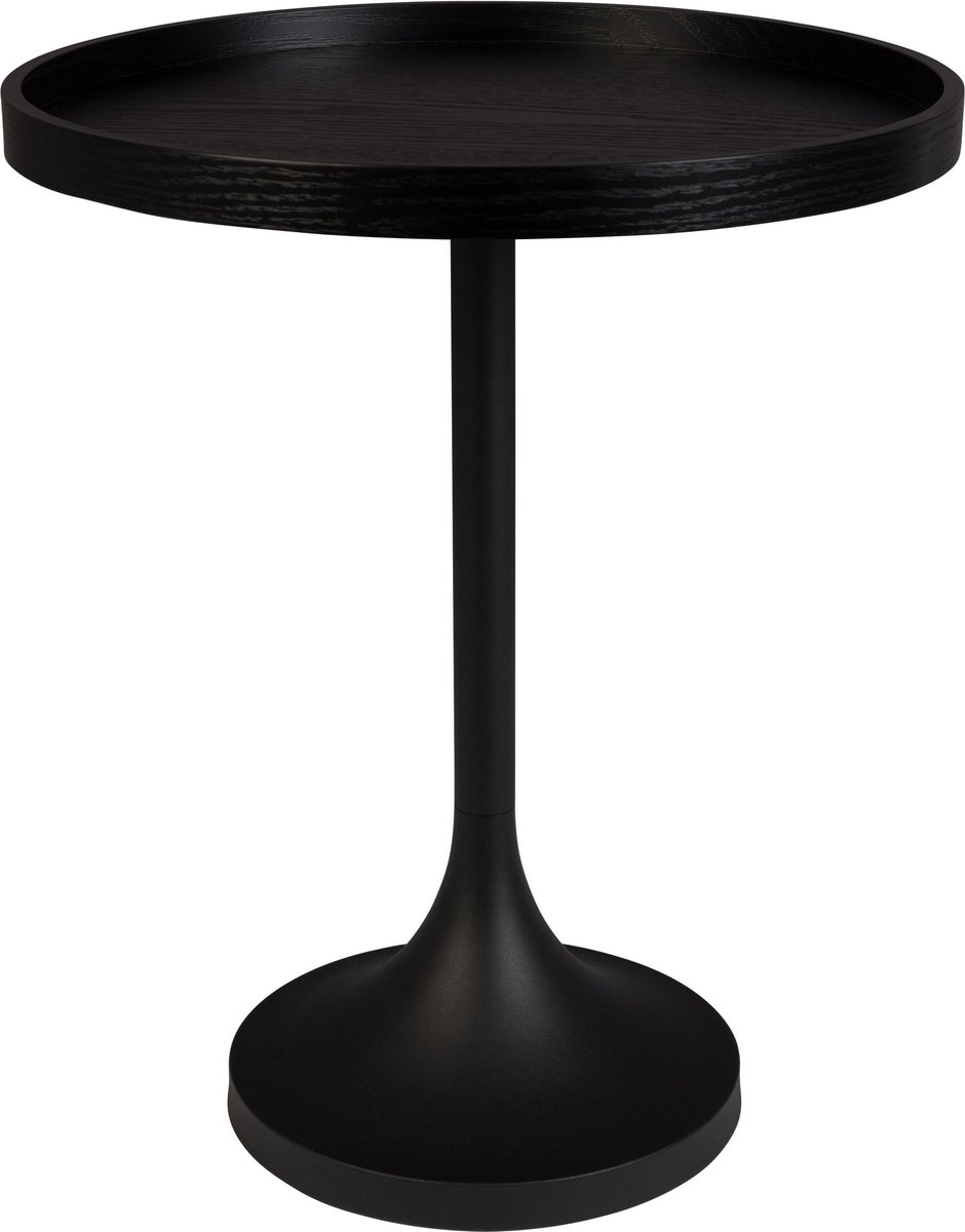 Zuiver Jason Bijzettafel Rond 46 cm Zwart