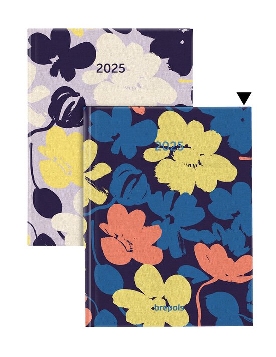 Foto: Brepols agenda 2025 timing bloom weekoverzicht 1w 2p blauw 17 1 x 22 cm