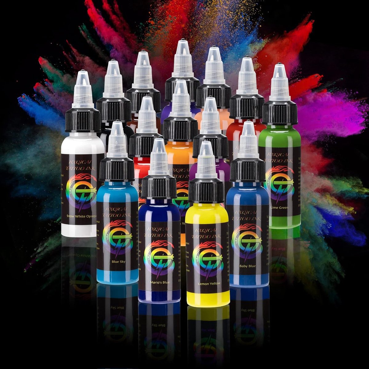 Kleuren Set Fles Tattoo Inkt Pigment Kit Originele Tattoo Kleur Supply Primaire Kleur Microblading Pigment Set