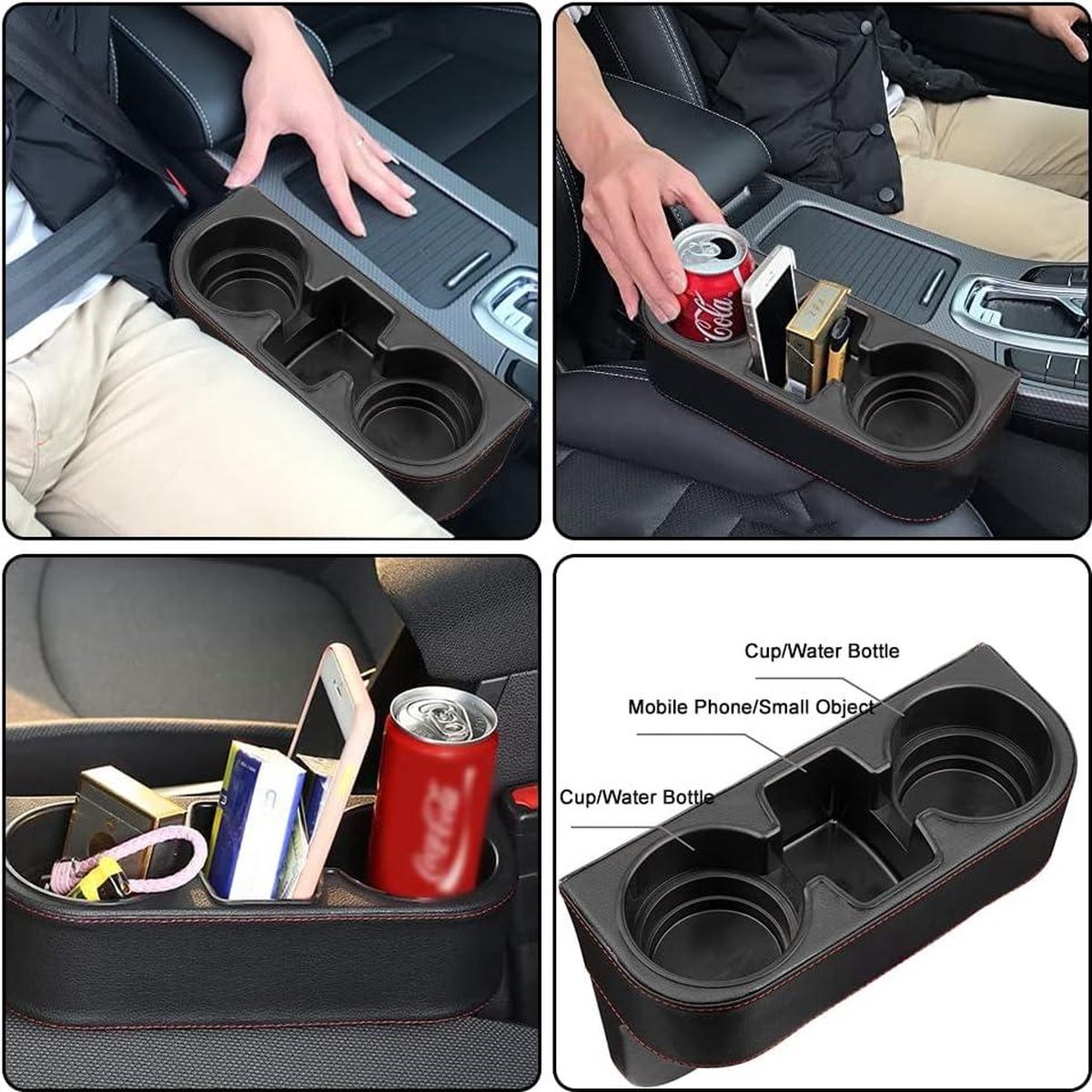 Bekerhouder voor autodeur, achterbank, clip, grote bekerhouder Bekerhouder voor autodeur, achterbank, clip, grote bekerhouder