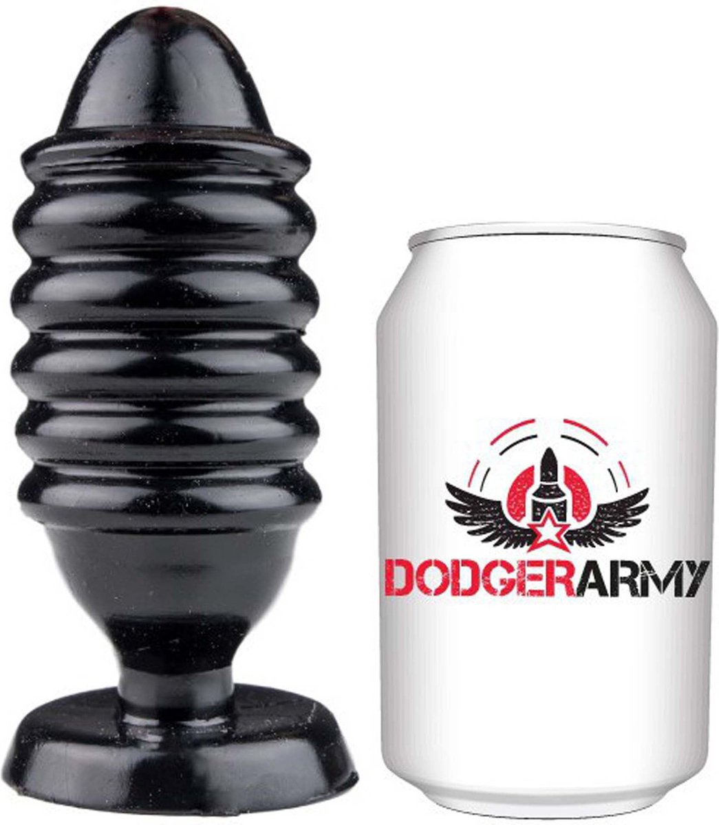 Goedkoopste Gangbangster - Fragment - Buttplug - 14 x 5,5 cm - PVC - Zwart