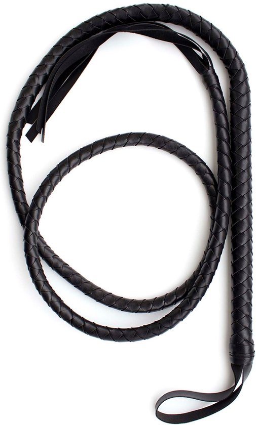 Foto: Smart moves lange zweep singletail bullwhip pvc 200 cm zwart