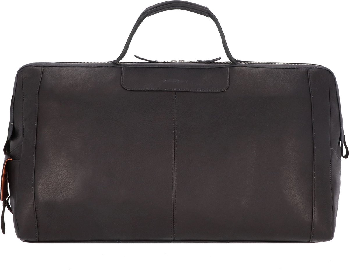 HAROLD'S Leren Reistas Country Framebag Travelbag Black Zwart