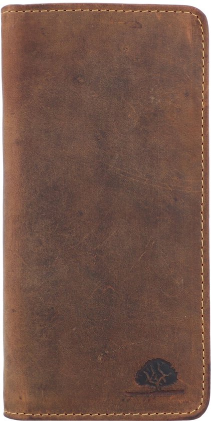 Stoere leren Pen Etui Vintage