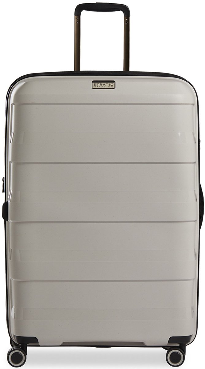 Stratic Straw+ - koffer groot - 76x51x31 cm - 4,3 kg - 105-120 L - spinner - beige