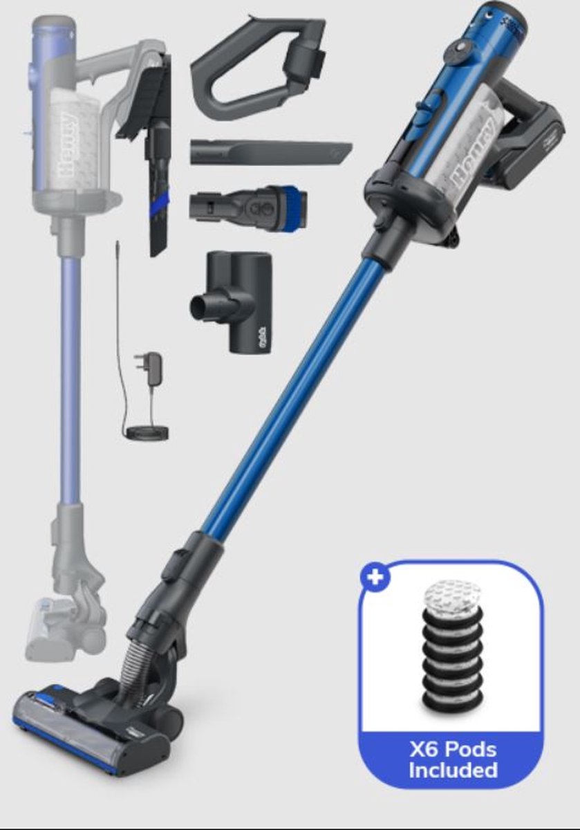 Numatic Henry Quick Pet HEN100B Blauw