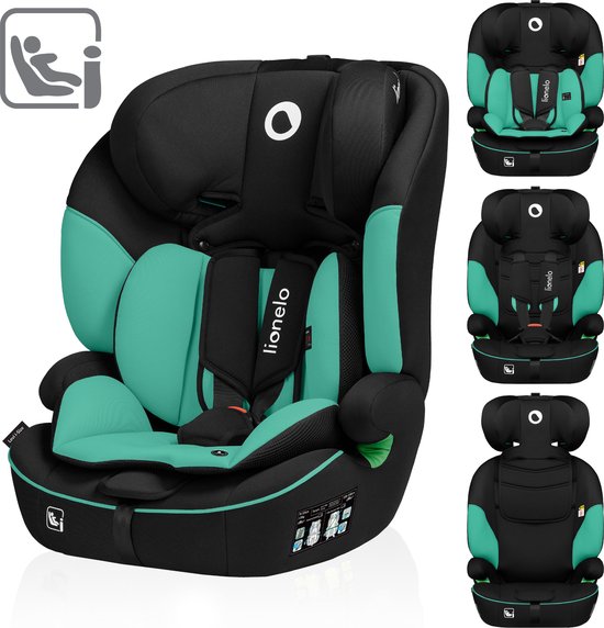 Lionelo Levi i-Size Autostoel 76-150 cm (9-36 kg) – Groep 1/2/3 – Voorwaarts gericht – 5-puntsgordel – Verstelbare hoofdsteun – Memory Foam – Dri-Seat – ECE R129/03
