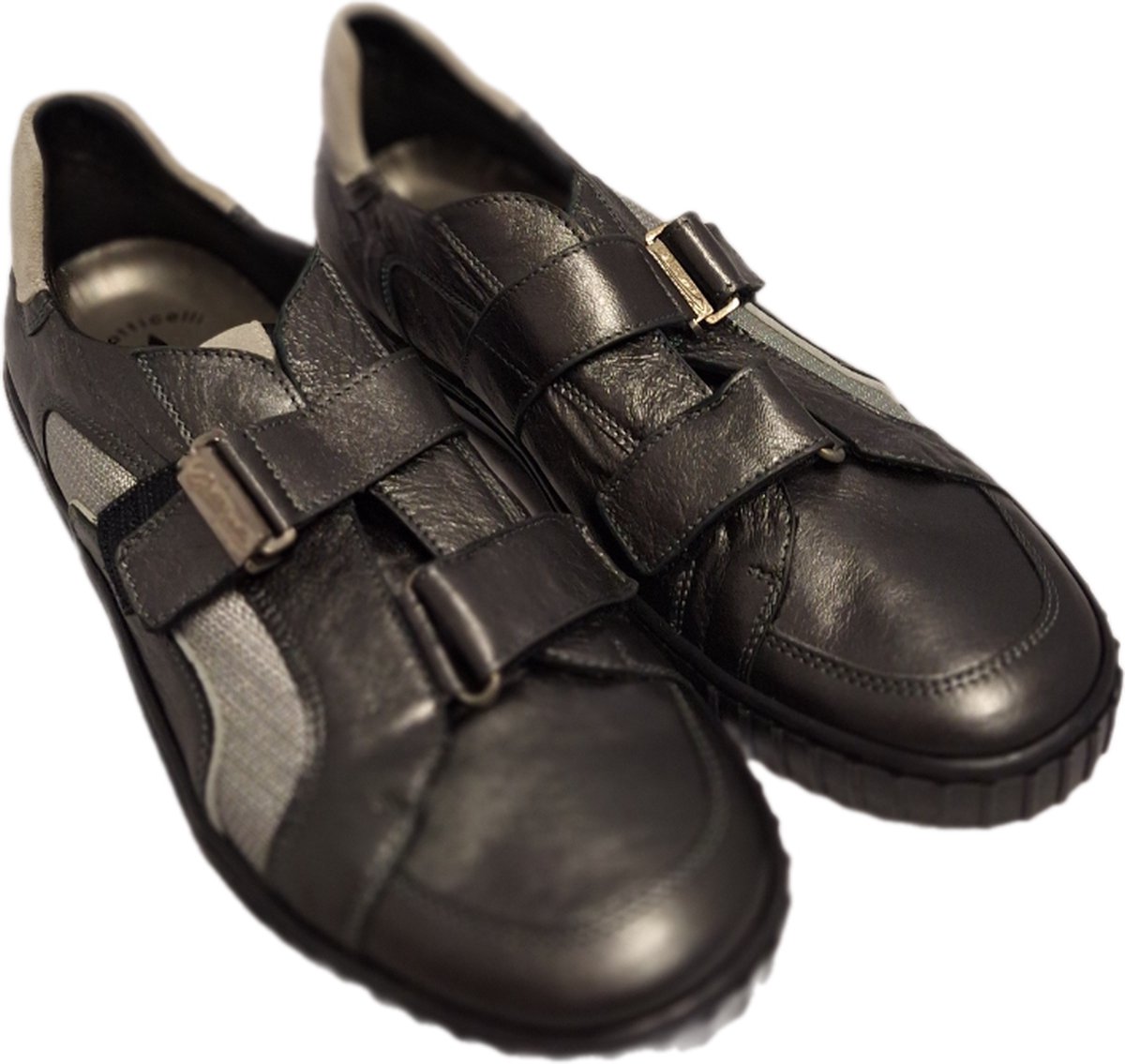 BOTTICELLI-OSLO FERRO-VELCRO=GREY/STEEL-SIZE 37