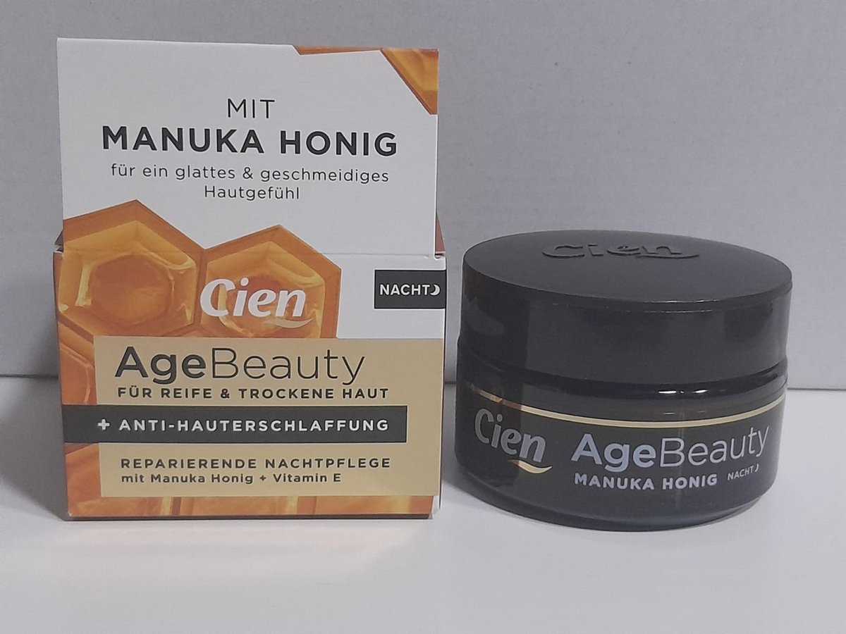 Cien Age Beauty nachtcreme met Manuka Honing + Vitamine E - 50 ml