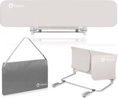 Lionelo Lora - Bedhekje XL - Opvouwbaar & Draagbaar - Extra Lang 150 cm - Gemakkelijke installatie - Universeel - Hoogwaardig materiaal