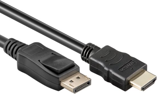 Câble DisplayPort vers HDMI - DP 2.0 / HDMI 2.1 (8K 60Hz + HDR) / noir - 1 mètre