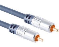Home-Cinema Subwoofer/Tulp mono audio kabel - 10 meter
