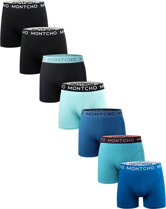 Foto: Montcho dazzle series boxershort heren onderbroeken heren boxershorts ondergoed oceanic overtones 7 pack maat s xxl 