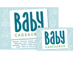 foto van Babycadeaubon blauw - Cadeaukaart 15 euro