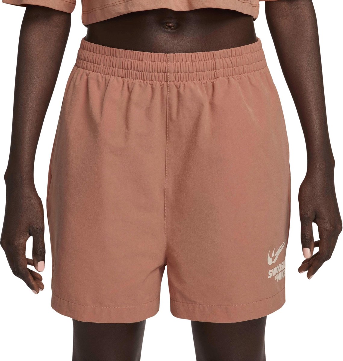Nike Sportswear Woven Short Dames Lichtbruin