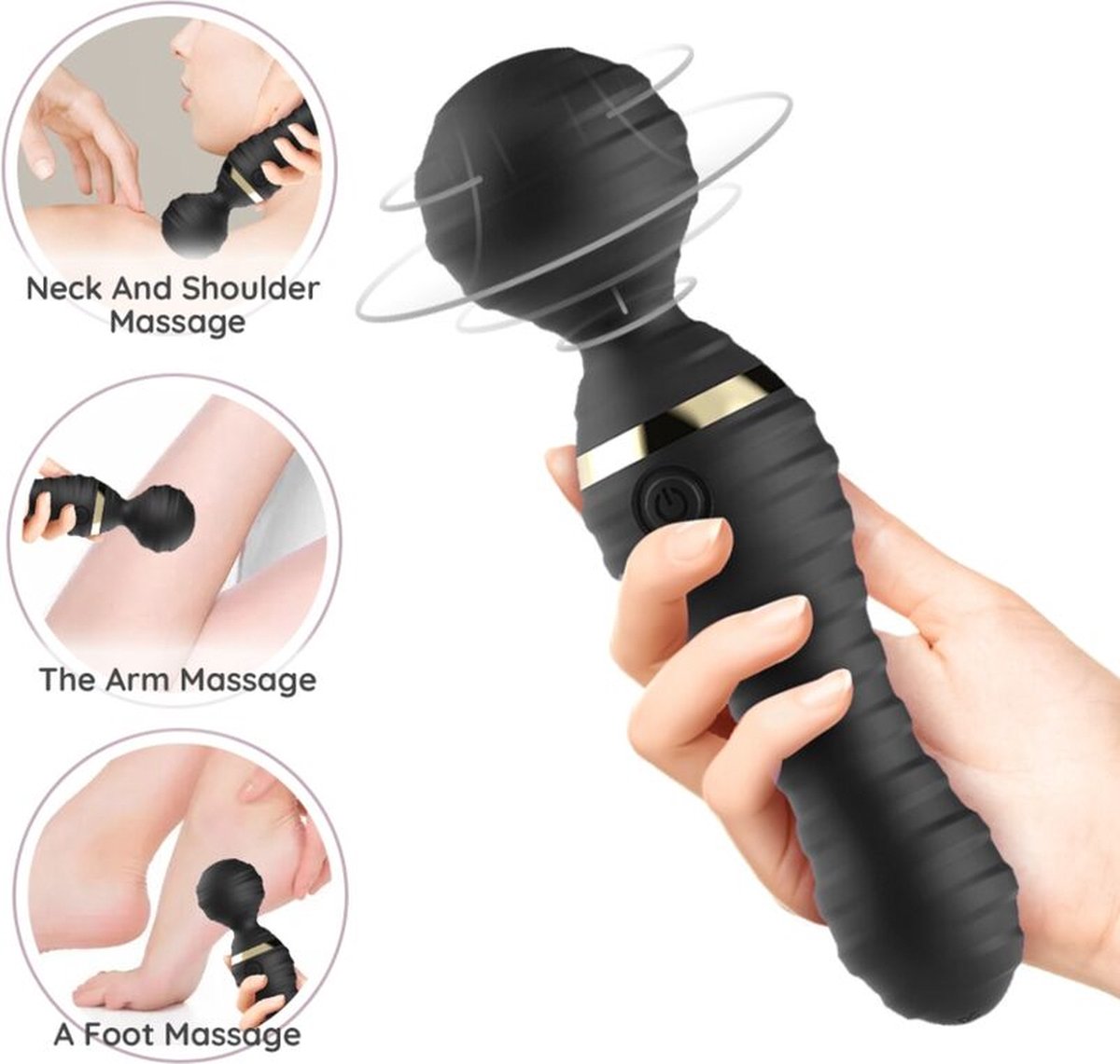 Goedkoopste ARMONY - FREEDO MASSAGER & VIBRATOR KLEIN ZWART | VIBRATOR | MASSAGER | MASSAGER VIBRATOR