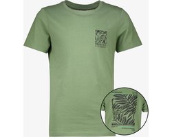 foto van TwoDay jongens T-shirt met backprint groen - Maat 134/140