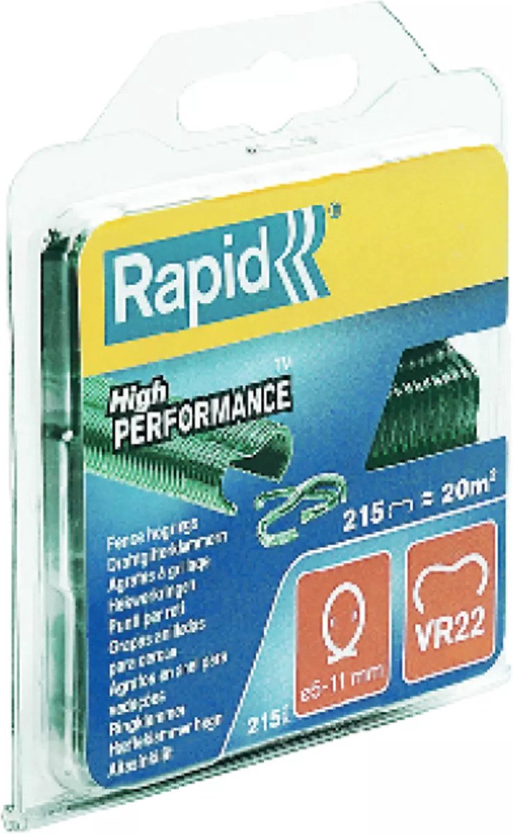 RAPID Type 140 Nietjes – 10 Mm – Roestvrij Staal V2A – 648 Stuks – Voor Tackers – Ideaal Voor Hout En Folie