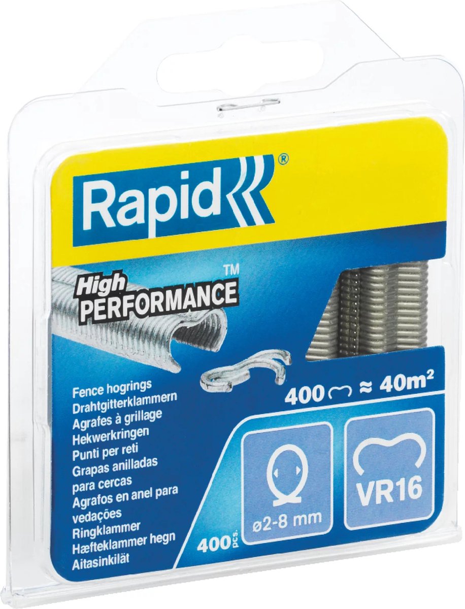 VR16 Rapid Agraf grill nietjes galvas 400 gr