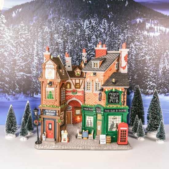 Lemax English Lane Beleuchtetes Modellhaus - Detaillierte Miniatur Für Dioramen