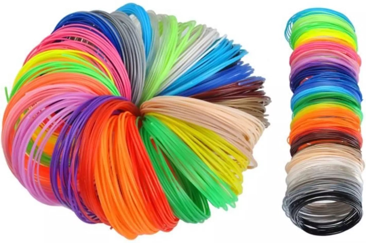 Maaleo 30-Kleuren PLA 3D Filament Set - 5m Elk - Creatief en Veelzijdig