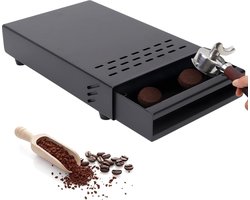 Koffie Klopbak Roestvrij Staal met Afneembare Lade - Voor Thuis en Kantoor