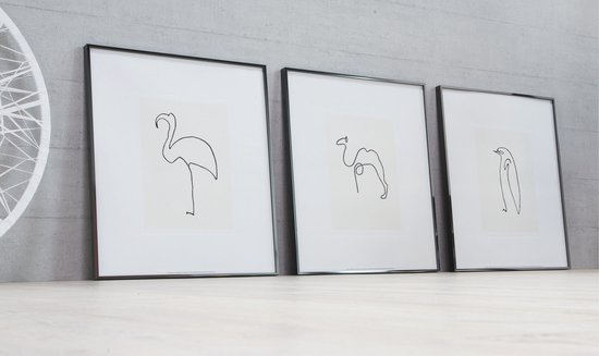 Cadre photo Nielsen Alpha en aluminium gris foncé brillant 24x30cm