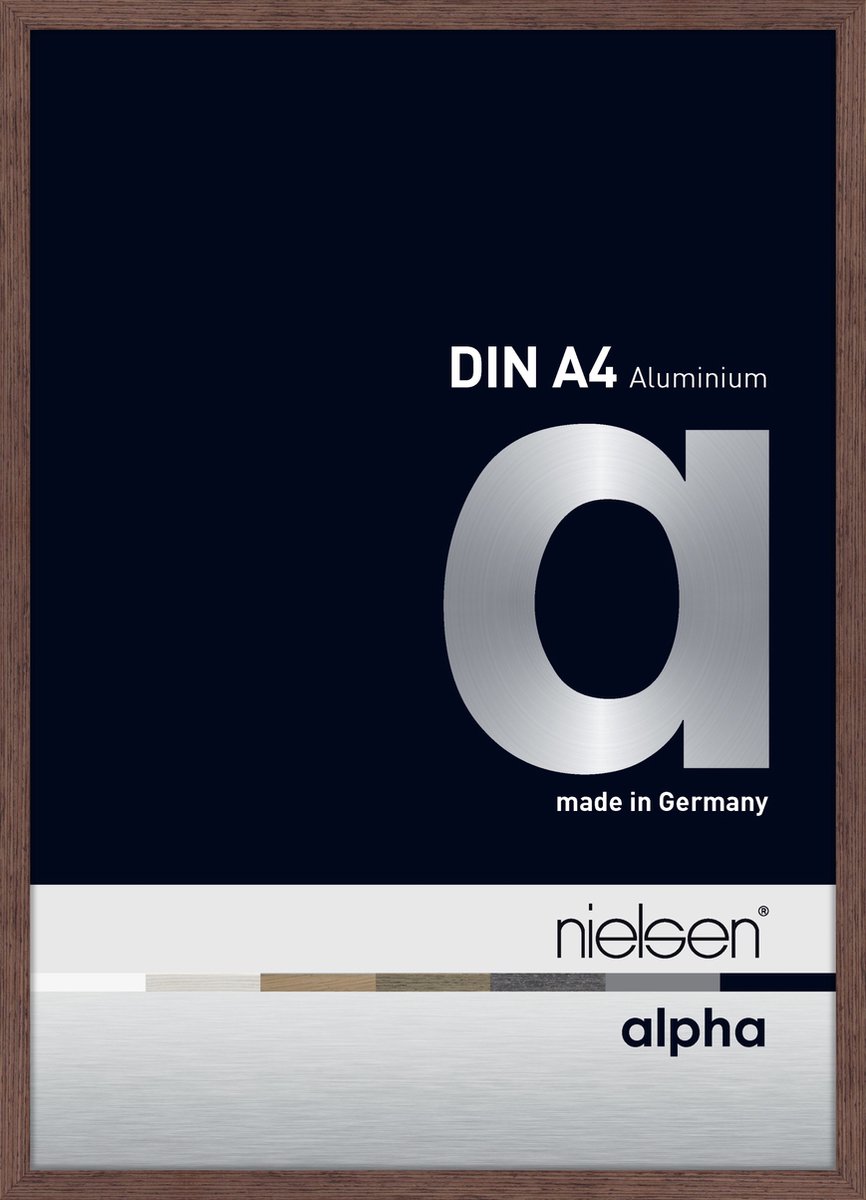 Nielsen Alpha Aluminium Fotolijst Wenge 21x29,7cm (A4)
