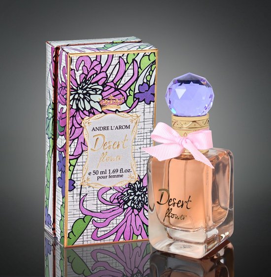 Luxe Franse Eau de parfum - Desert Flower - een heerlijke Franse Oosterse geur - met Franse Jasmijn - Kaneel en Honing.