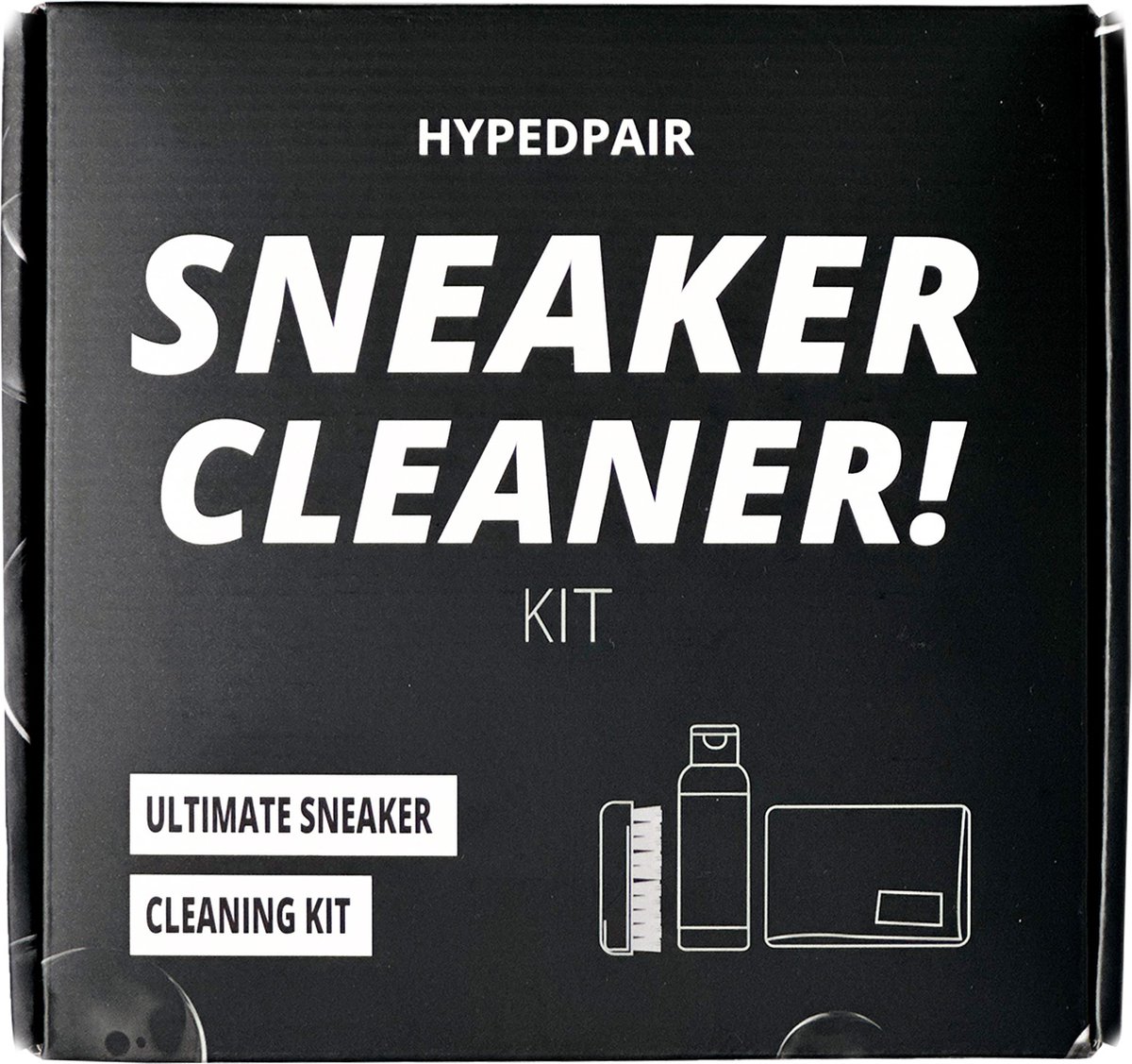 Hypedpair Sneaker reiniger - Sneaker cleaner - Sneaker cleaning kit - Sneaker schoonmaak set - Incl Borstel / doek - Schoenen cleaner - Geschikt voor alle materialen - Tot 100 schoonmaakbeurten - 99% natuurlijk - Volledig biologisch afbreekbaar