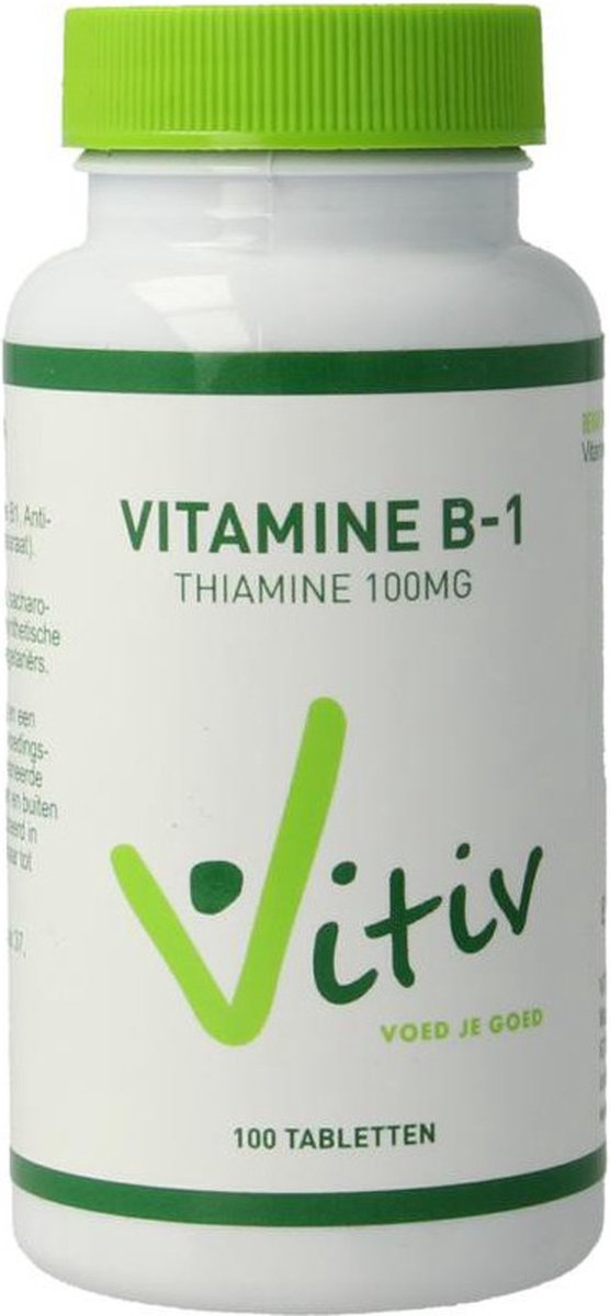 Vitiv Vitamine B1 100mg 100 Tabletten