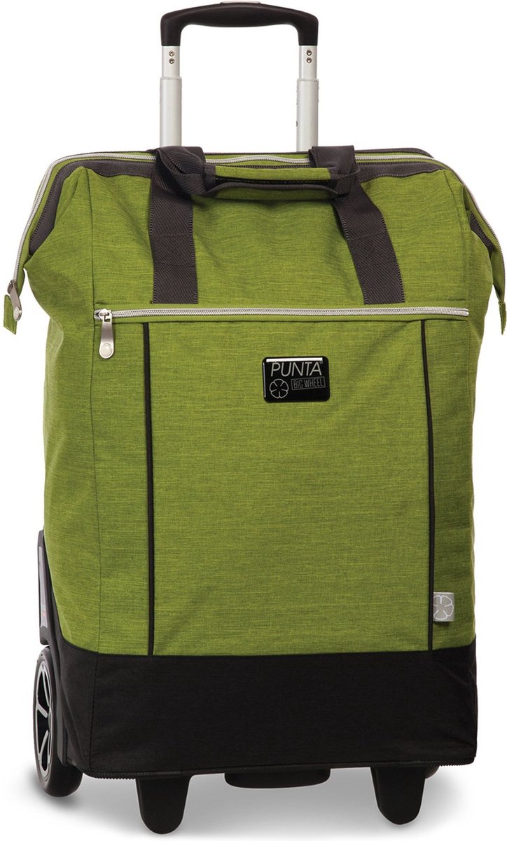Punta Shopping Trolley 38 X 62 X 28 Cm Polyester Blauw/groen