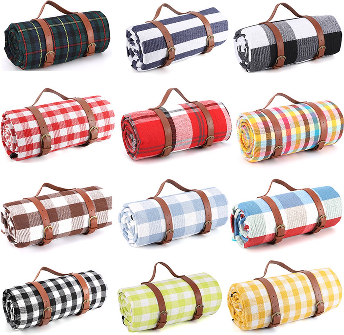 Picknickkleed - Waterdicht - 200x200 cm - Buiten - Opvouwbaar Picknickkleed - Buitenkleed - draagbare stranddeken zandvrij - Picknickdeken - Voor camping/park/tuin/strand/picknick/wandelen/barbecue — cadeau in Sport & Outdoor - foto 8