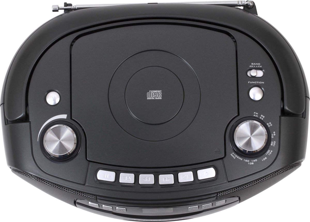 Lecteur Radio CD/cassette RK200dabcd - Radio DAB+ Et FM, Enregistreur Cassette, Entrée AUX - Alimentation Secteur/piles