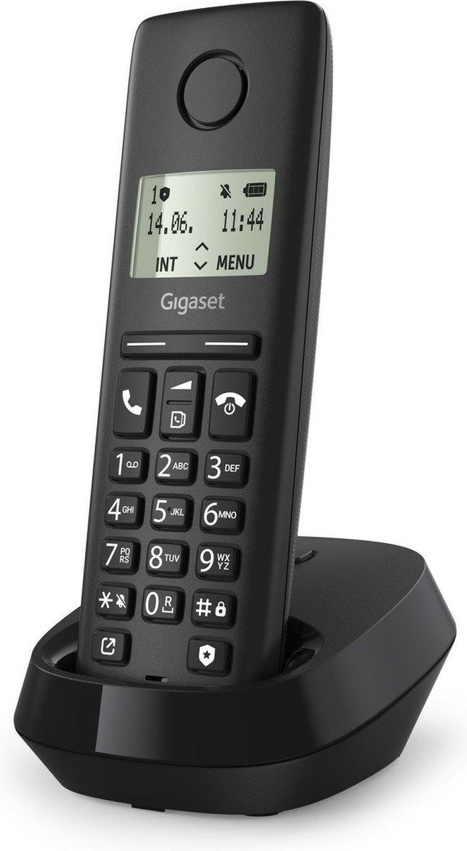 Gigaset PURE 100 Analoge-/DECT-telefoon Nummerherkenning Zwart foto 3