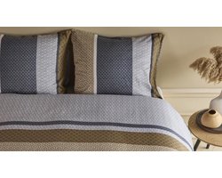 Beddinghouse Marli dekbedovertrek - Tweepersoons - 200x200/220 cm - Grijs