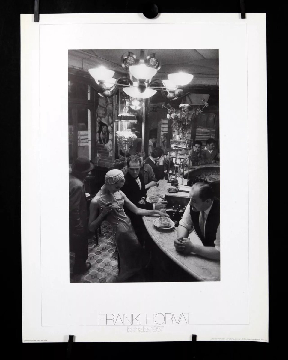 Catch Projecten Poster - Les Halles - Frank Horvat - Zwart/Wit - Fotografie - Jaren 80 - 60x80 cm Multicolor