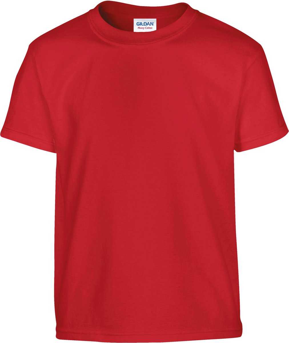 Gildan Heavy Cotton™Classic Fit Youth T-shirt GI5000B - Red - 5/6 years (S)
