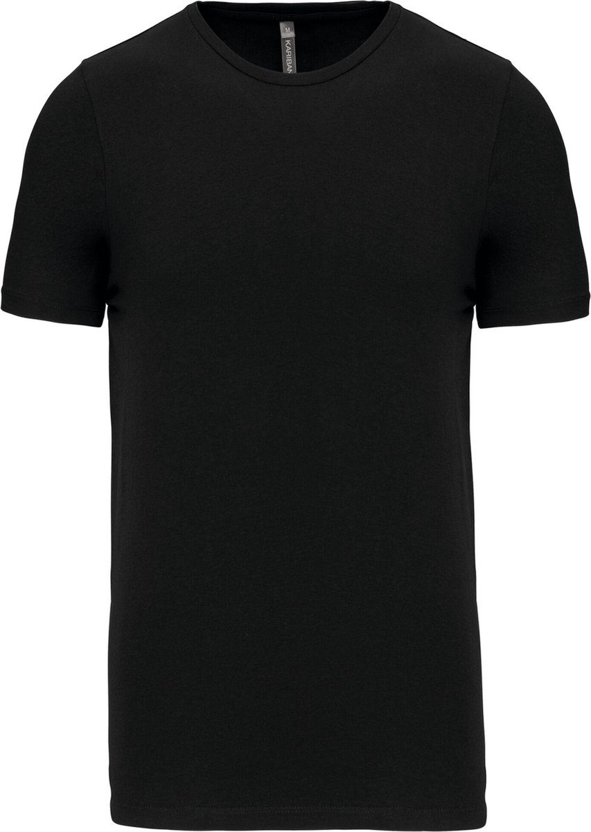 Kariban T-shirt ronde hals korte mouwen K3012 - Black - XXL