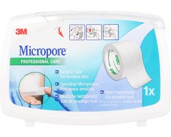 3M Micropore Professional Care Pleister 2,5 cm x 9,14 m