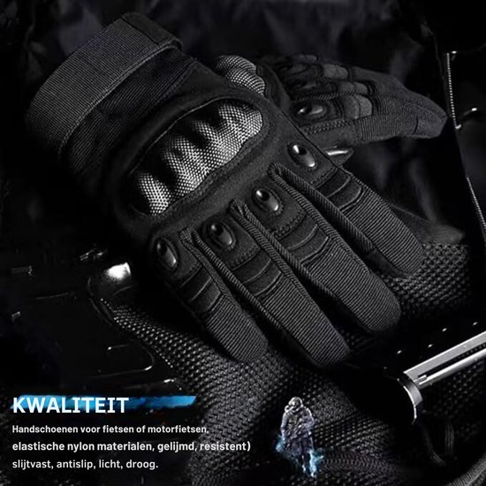 Vingerloze Motorhandschoenen van Leren voor Heren, Biker Handschoenen Vingerloze Motorhandschoenen van Leren voor Heren, Biker Handschoenen